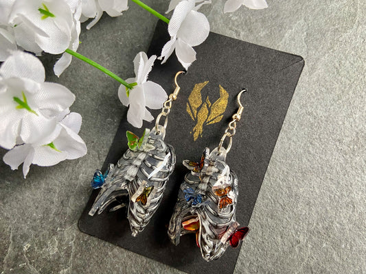 Butterfly Ribcage Earrings