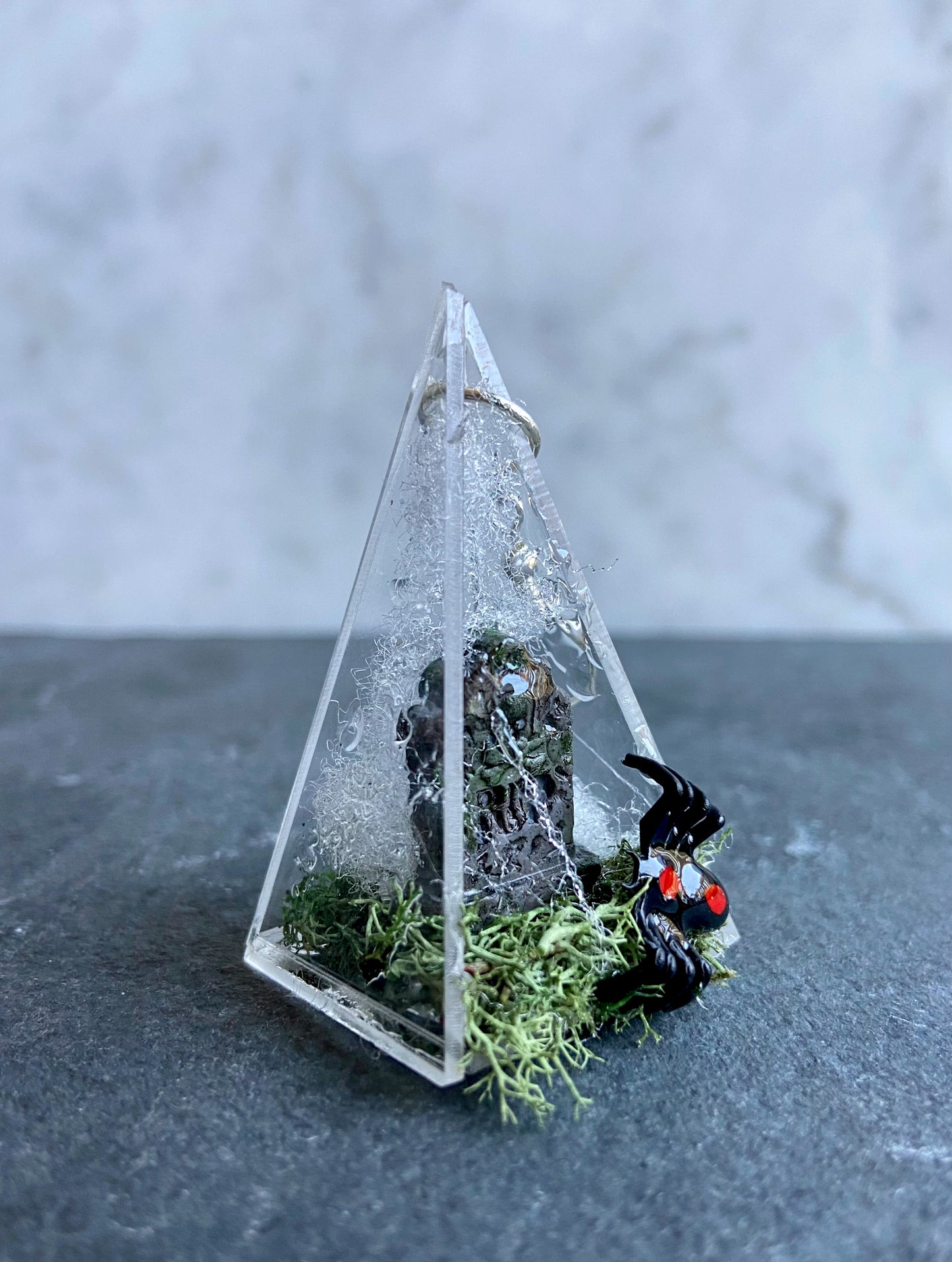 Spider-Filled Graveyard Earrings