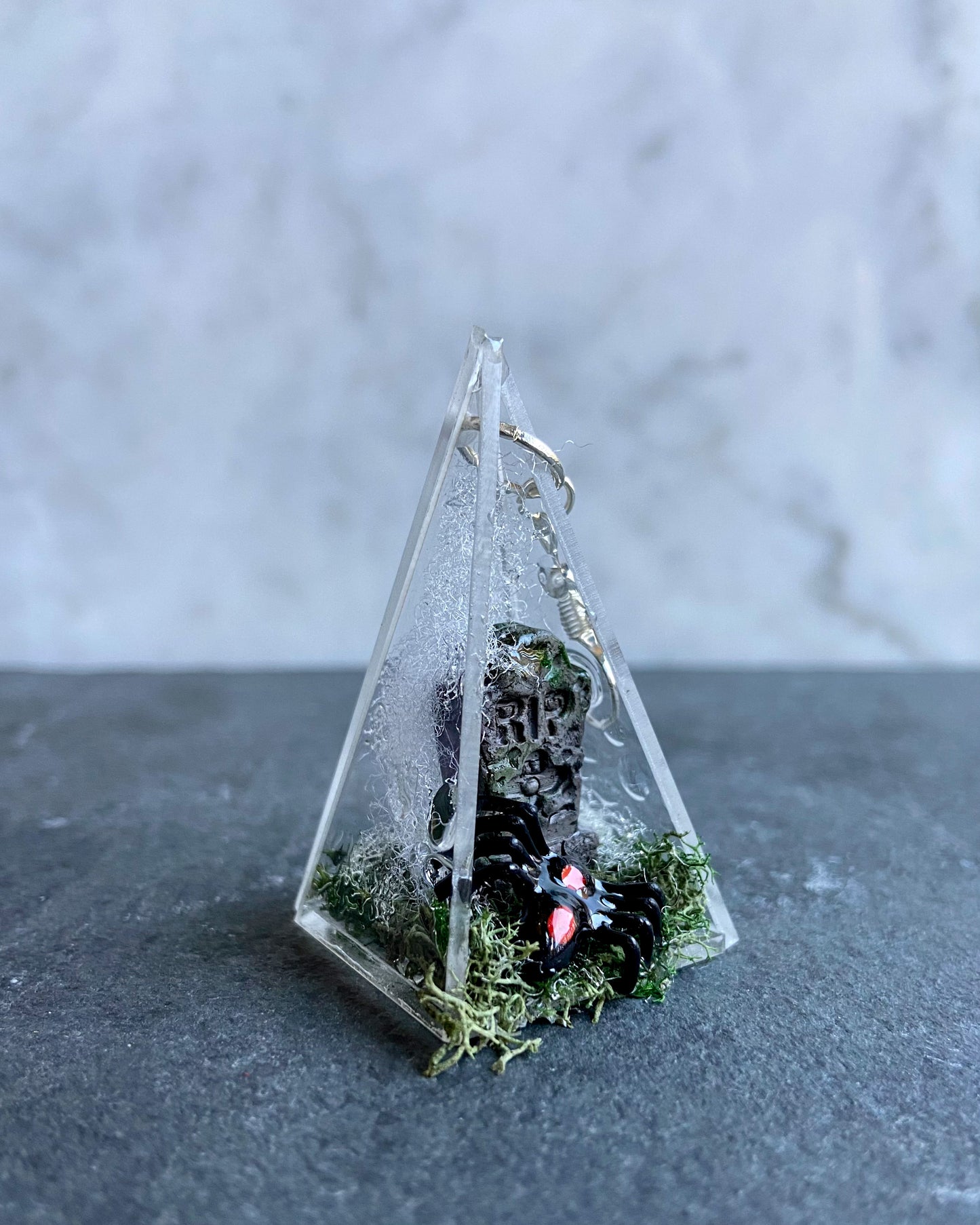 Spider-Filled Graveyard Earrings