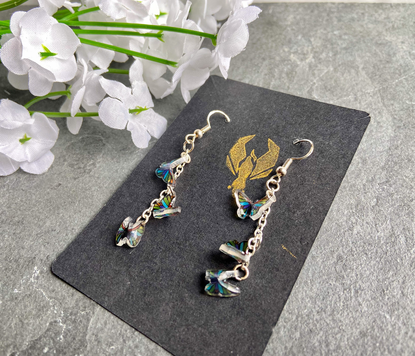 Butterfly Drop Earrings