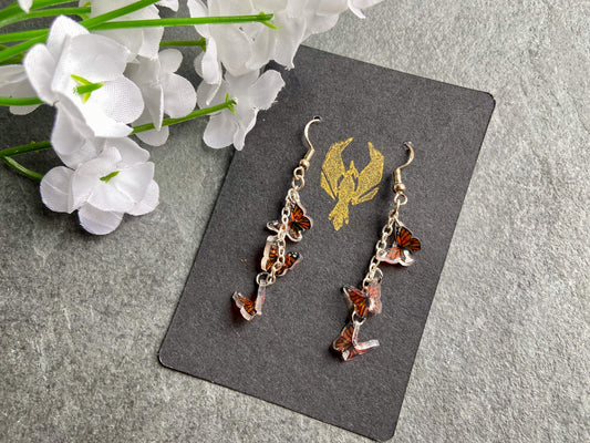 Butterfly Drop Earrings