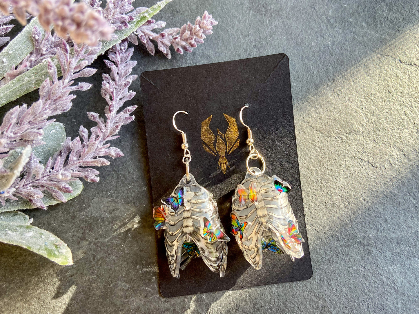 Butterfly Ribcage Earrings