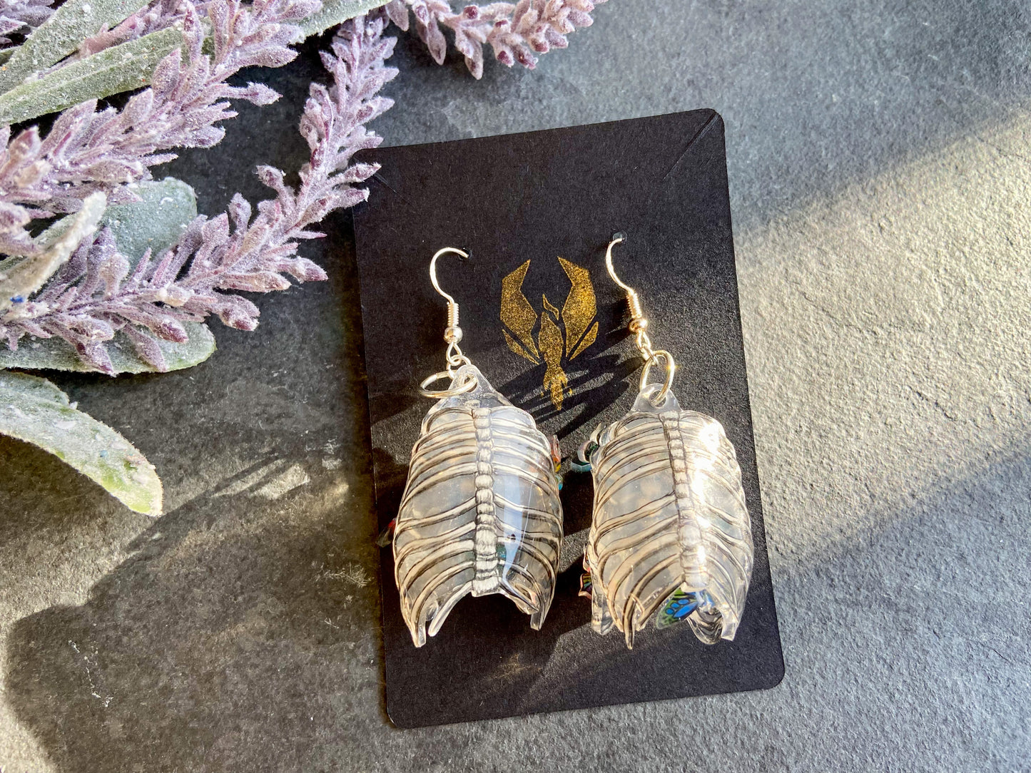 Butterfly Ribcage Earrings