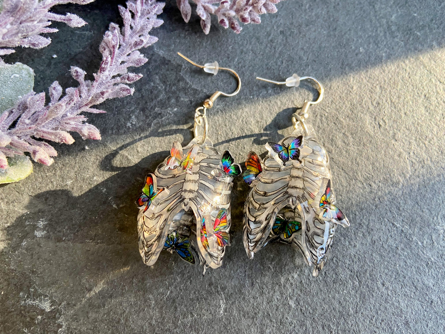 Butterfly Ribcage Earrings