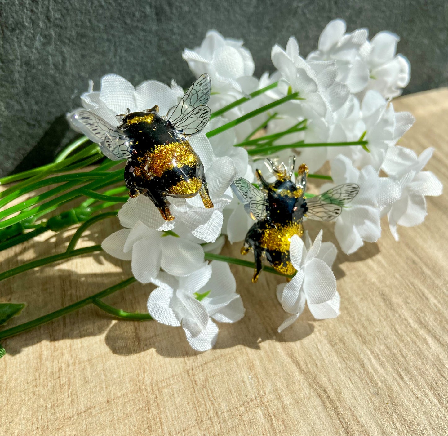 Glitter Bumble Bee Earrings