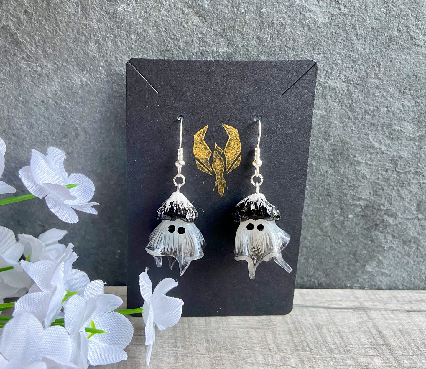 Mushroom Ghost Earrings