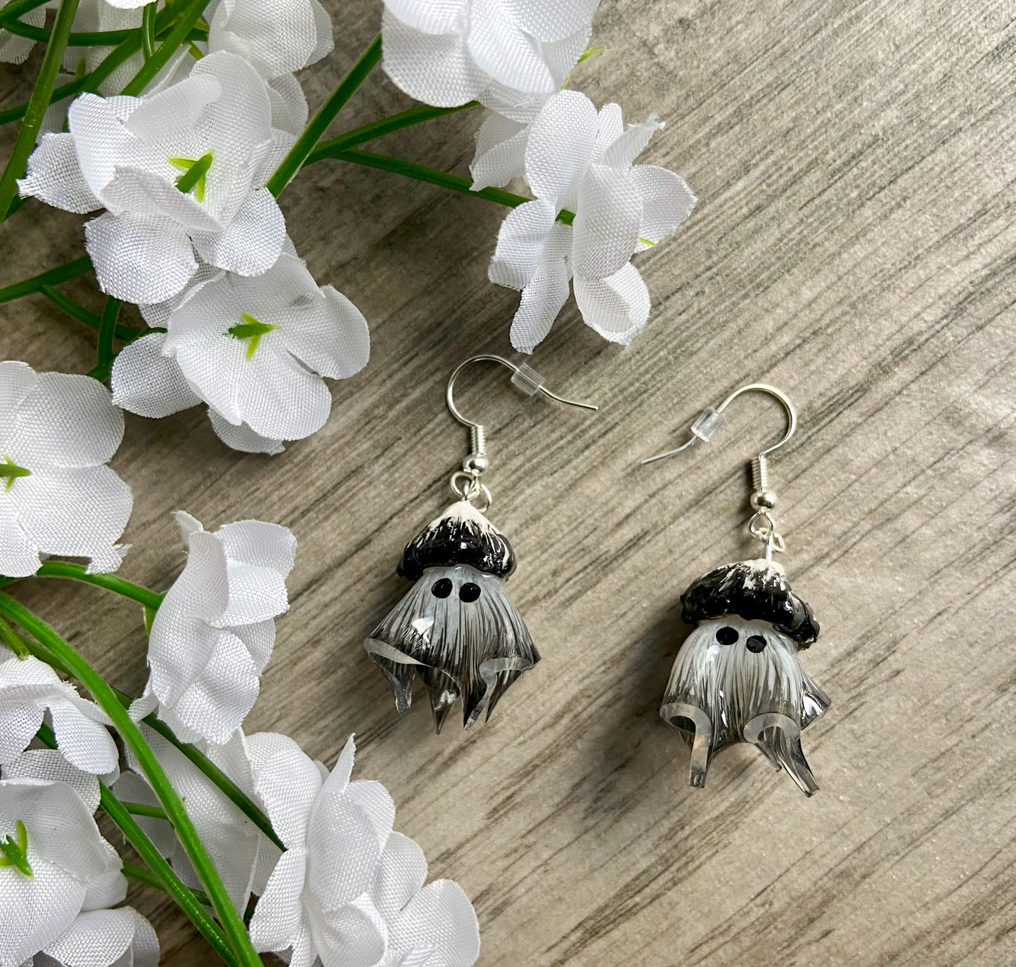 Mushroom Ghost Earrings