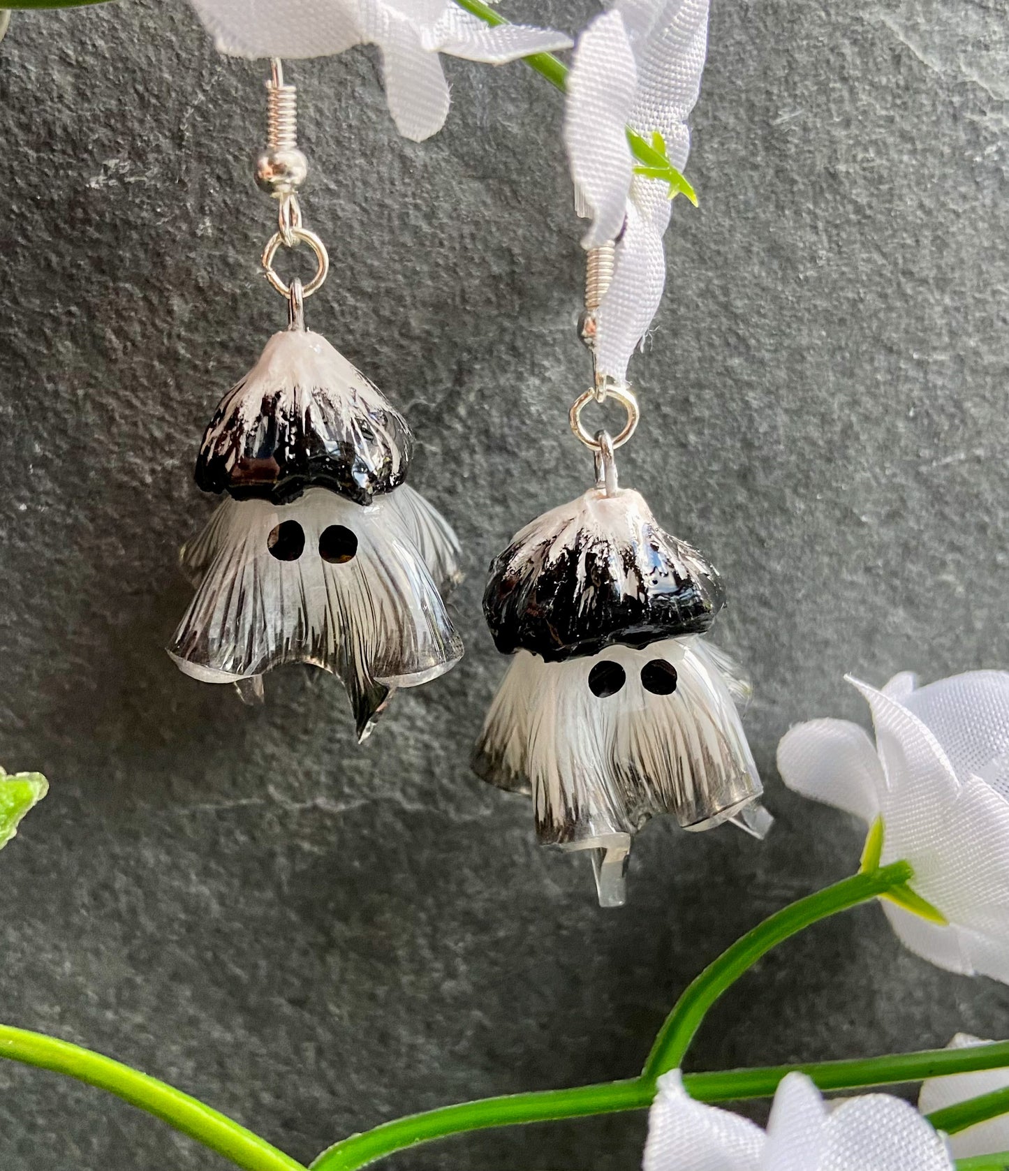 Mushroom Ghost Earrings