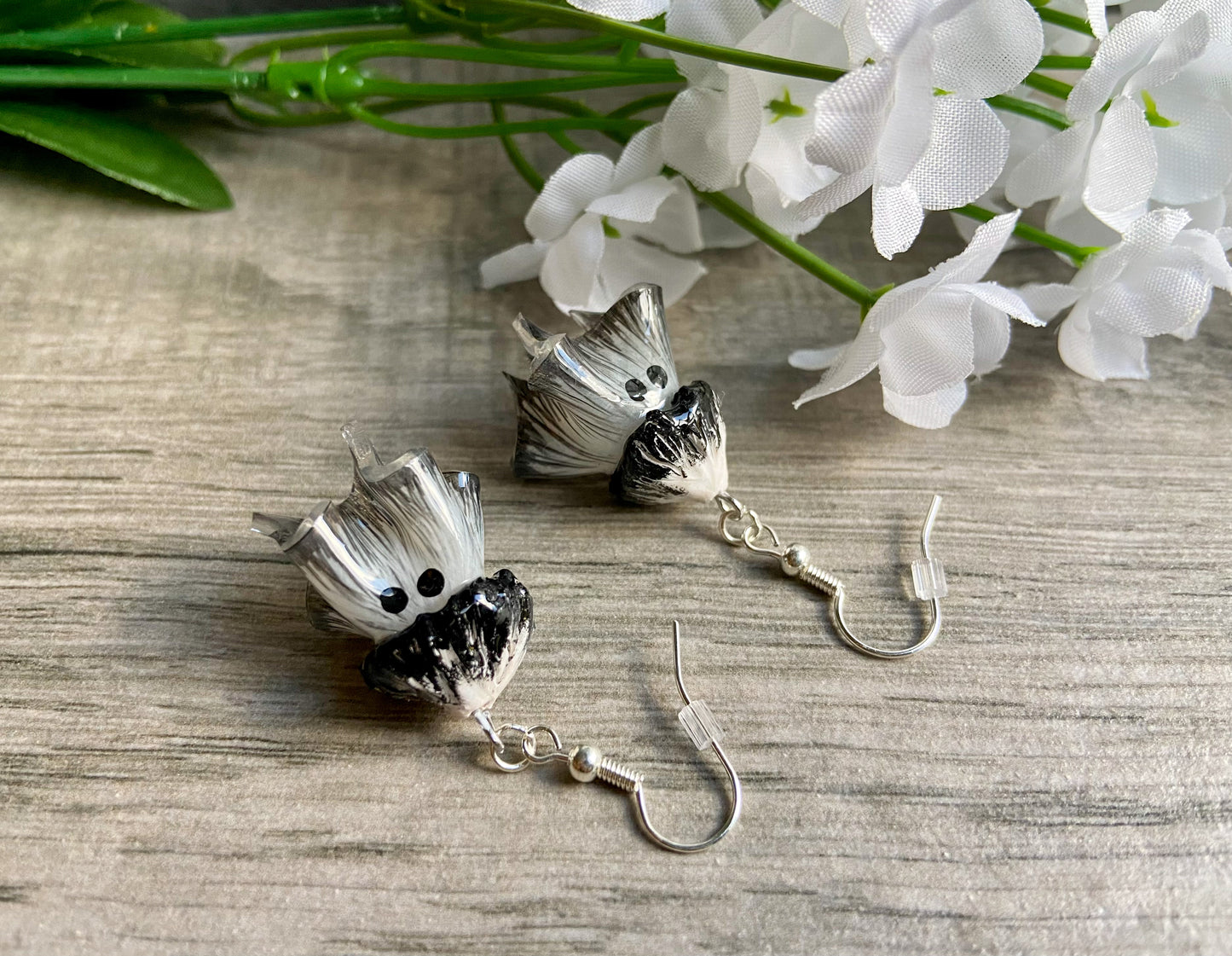 Mushroom Ghost Earrings